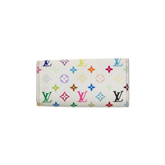 Louis Vuitton White Monogram Multicolore 4 Key Holder - Picture 2 of 16